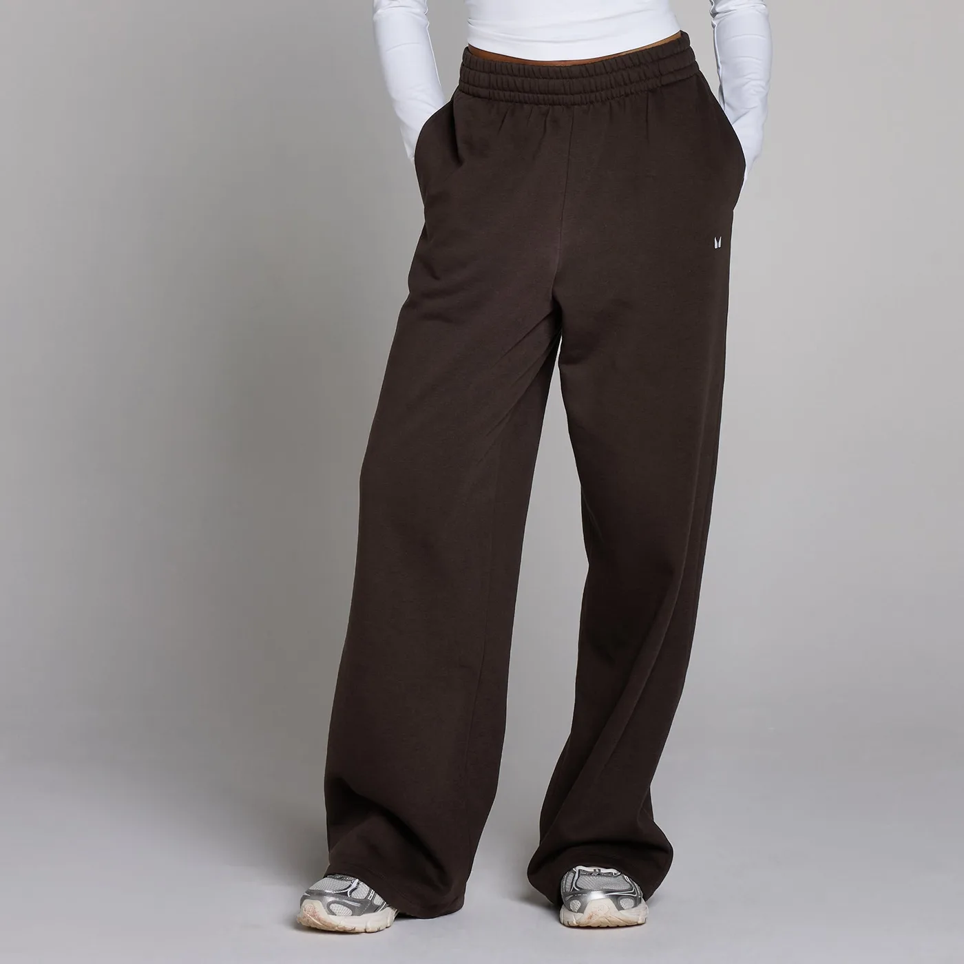 MP Damen Basic Gerade Geschnittene Jogginghose – Kakao