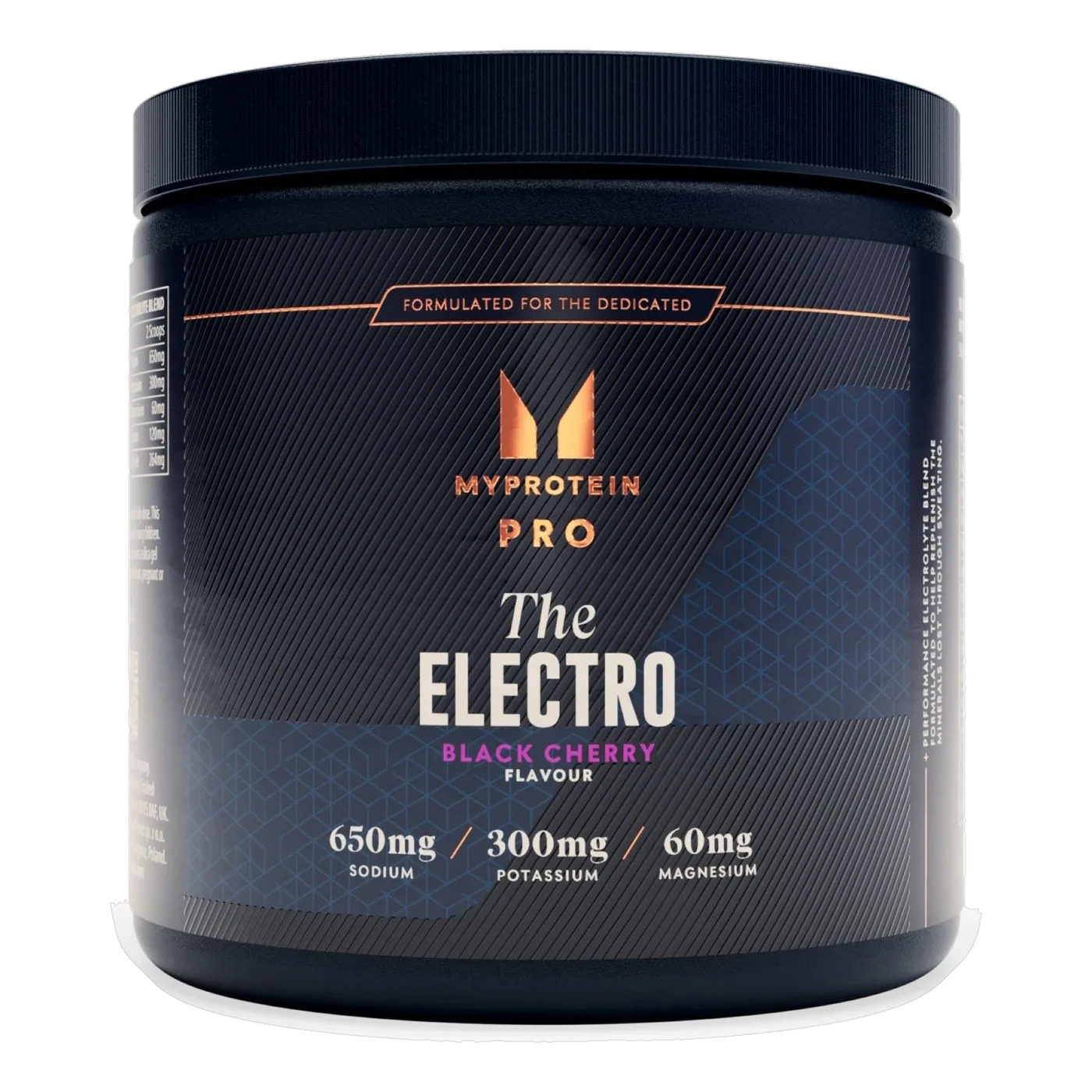 THE Electro Electrolyte Powder – Black