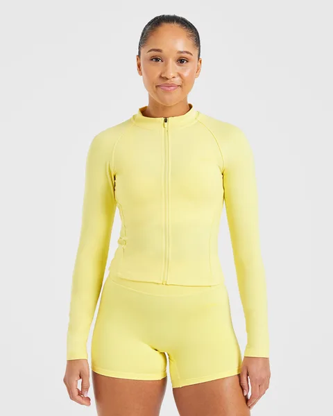 Staple Zip Jacket – Pastel Lemon