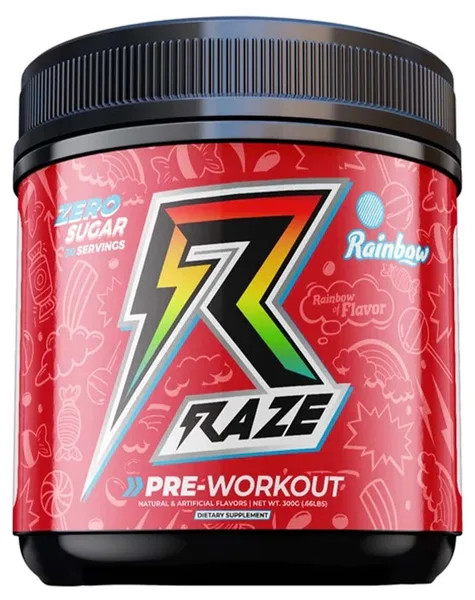 Raze Pre-Workout by Repp Sports, Rainbow, 30 Serves