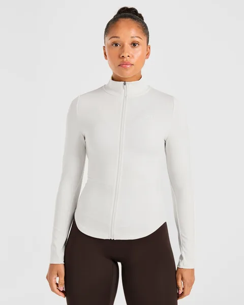 Sculpt Zip Jacket Marshmallow