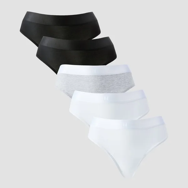 MP middelhoge string voor dames (5 Pack)