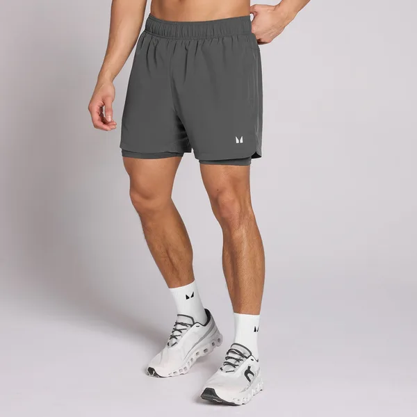 MP Men's 5 2-in-1 Training Shorts Dark L