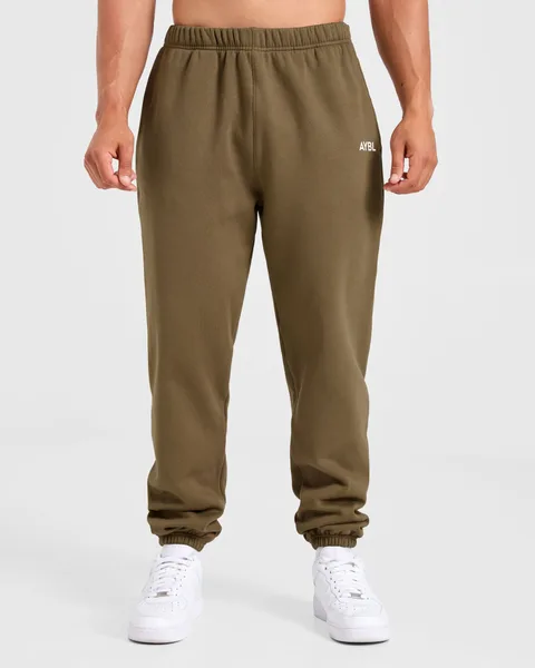 Essential Oversized Joggers- Olive