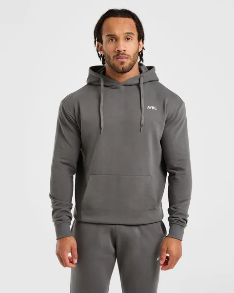 Essential Lightweight Hoodie Charcoal