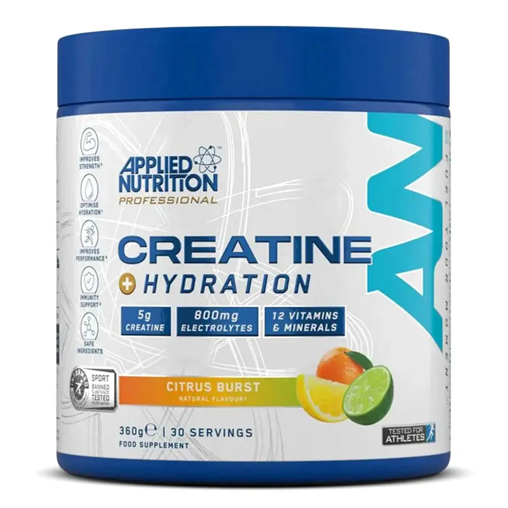 Creatine + Hydration, Citrus Burst, 360g