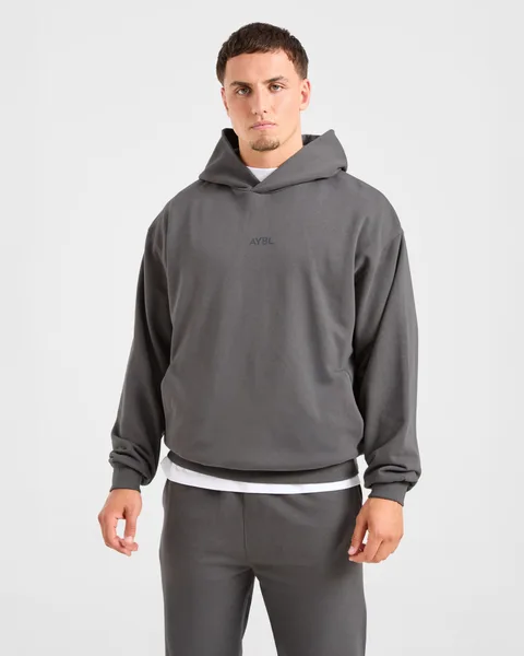 Craft Oversized Hoodie Charcoal