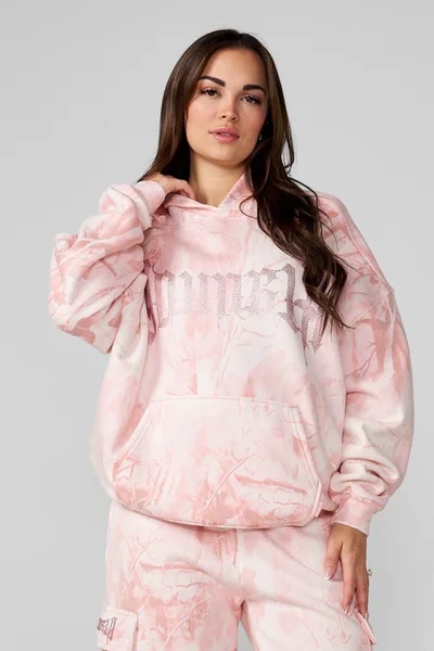 W5168 Camo Bling Hoodie