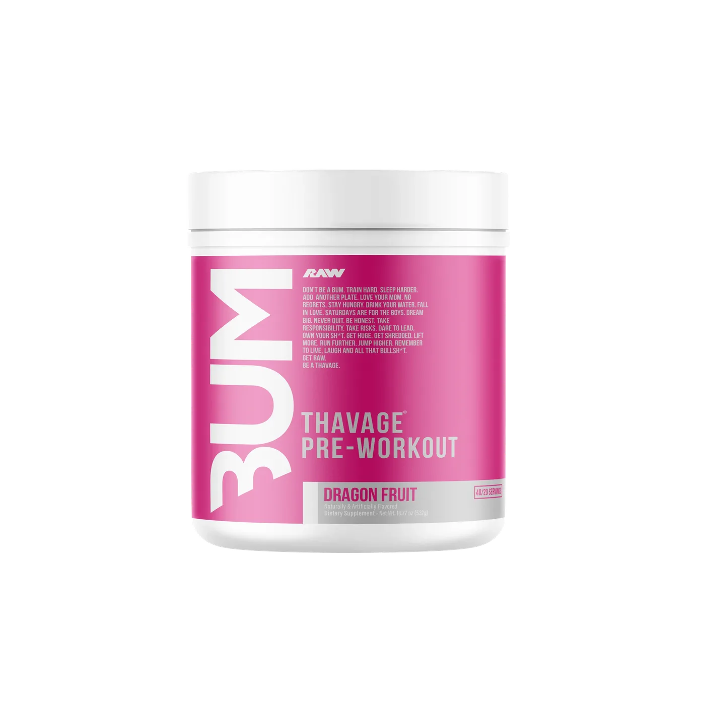 Thavage Pre-Workout Dragon Fruit