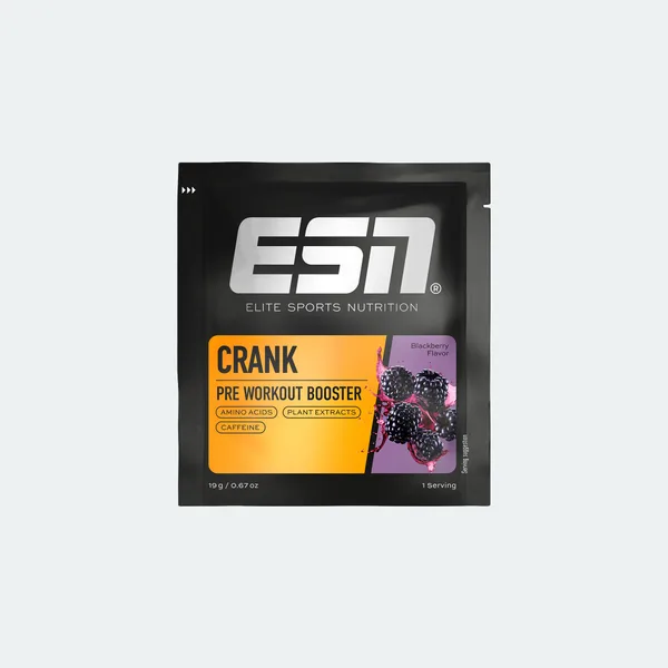 Crank Blackberry pre-workout poeder