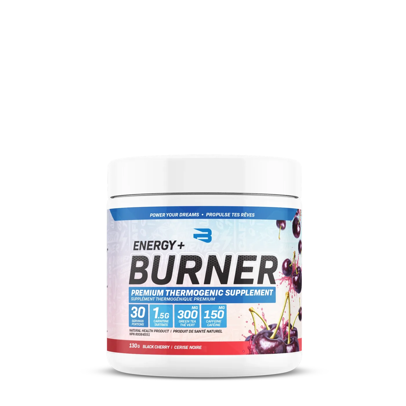 Energy + Burner Black Cherry