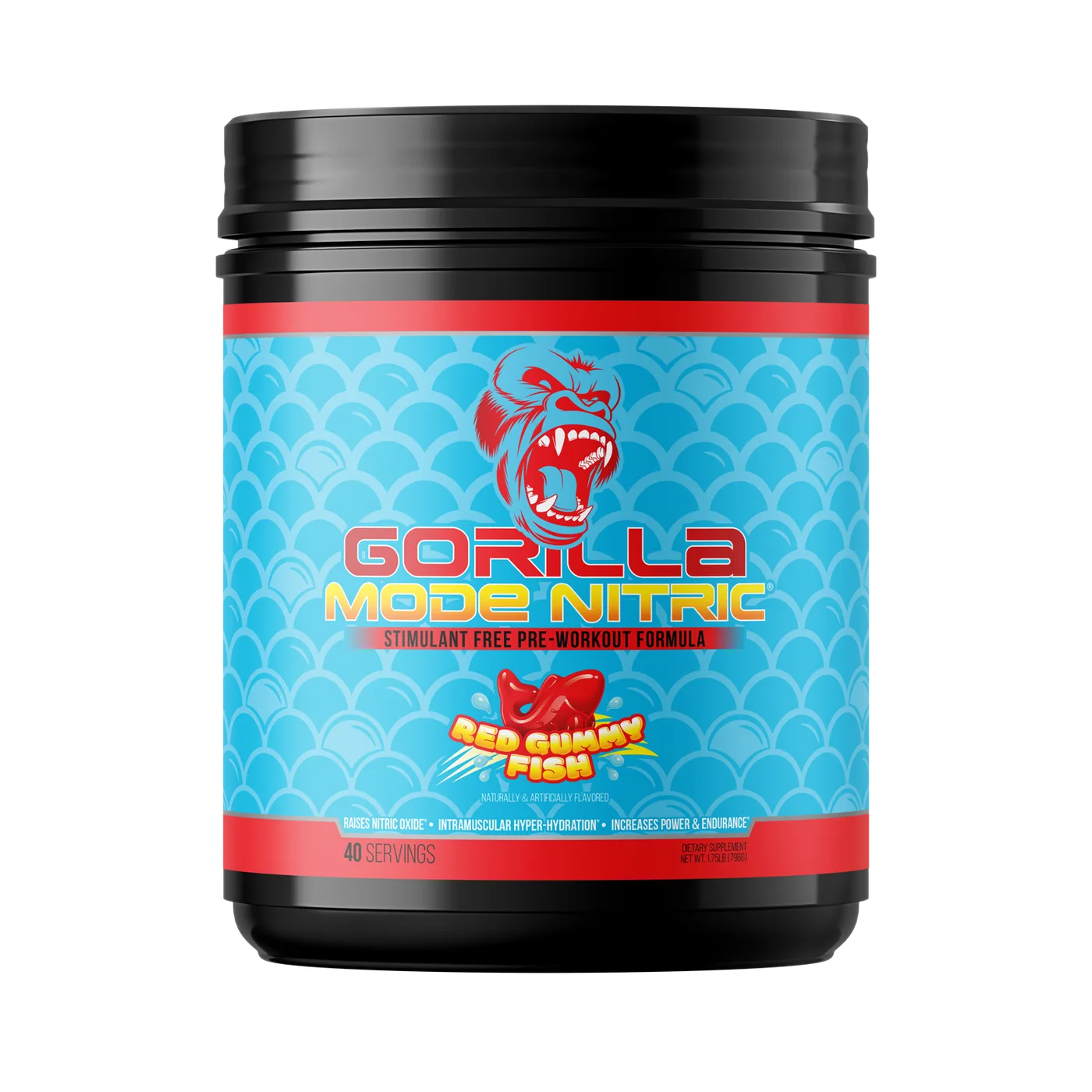 Gorilla Mode Nitric Red Gummy Fish