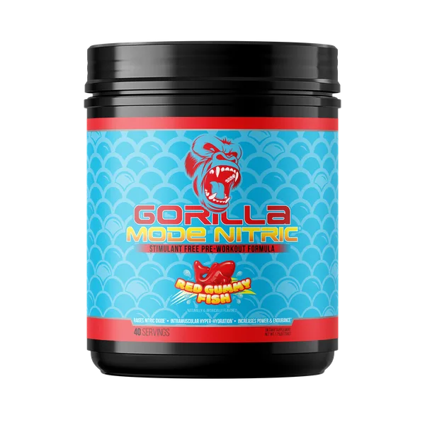 Gorilla Mode Nitric Red Gummy Fish