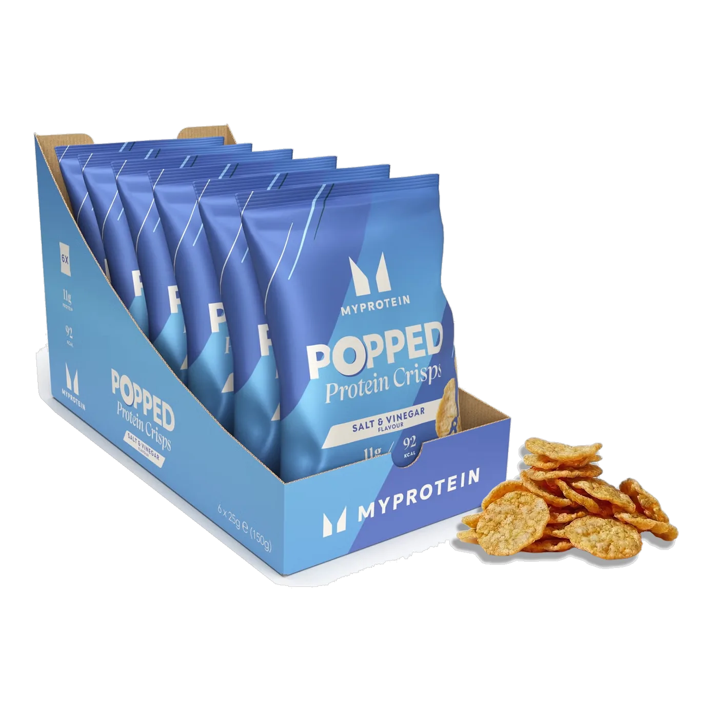 Gepofte Eiwitchips Salt & Vinegar