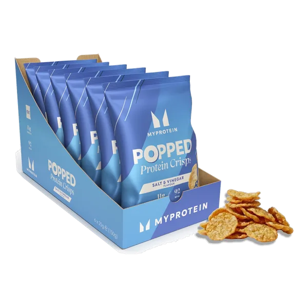 Gepofte Eiwitchips Salt & Vinegar