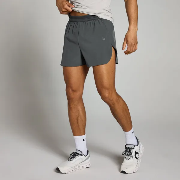 MP Velocity 2-in-1 short met binnenbeenlengte van 7,5 cm voor heren Donkergrijs XS