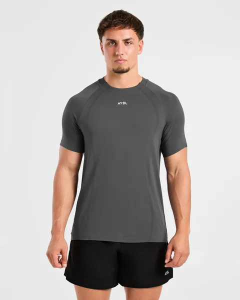 Attain Seamless T Shirt – Storm
