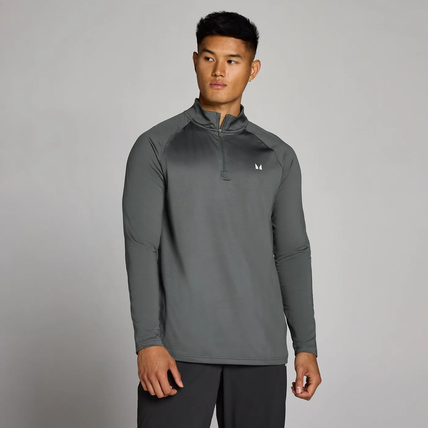 MP Herren Training 1/4 Zip Dunkelgrau XL
