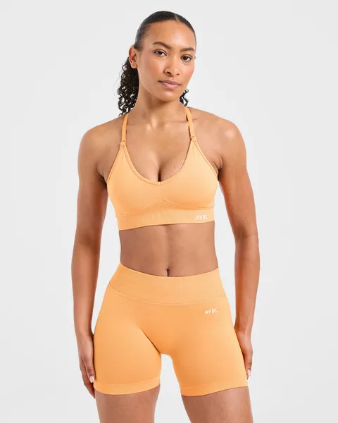Adapt Seamless Sports Bra Bright Oranje