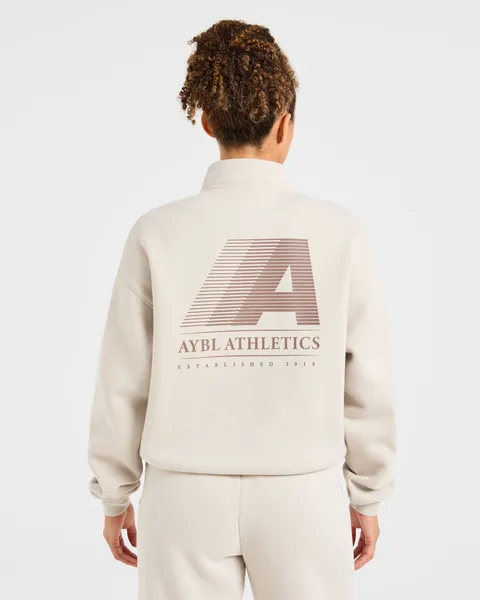 Retro Athletics Oversized 1/4 Zip Pullover