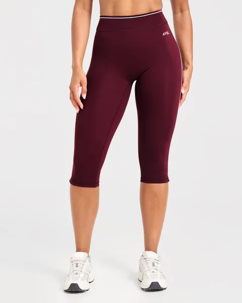 Form Capris – Deep Mulberry