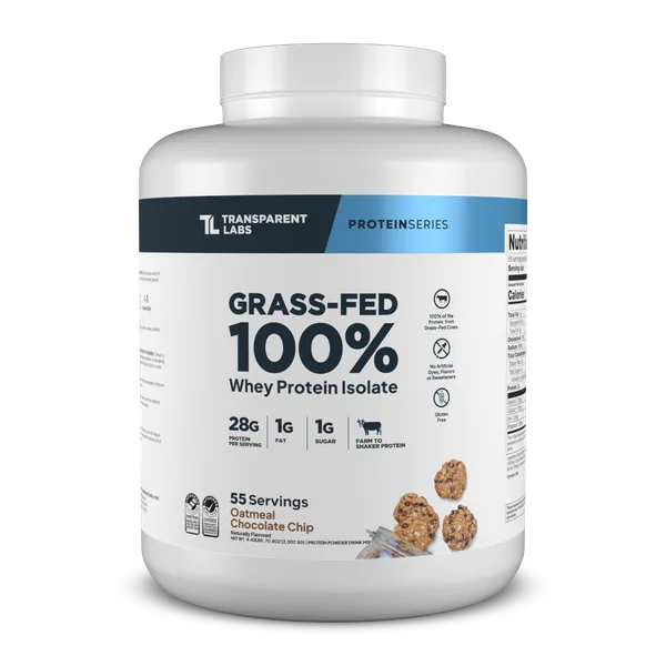 Grass-Fed Whey Protein Isolate – Oatmeal