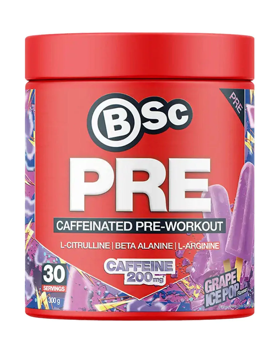 PRE Caffeinated Pre-Workout Grape Ice Pop 30 Serves