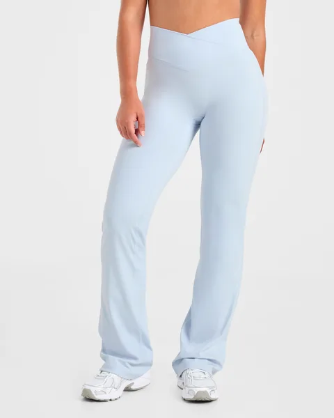 Sculpt Wrap Flared Leggings Iced