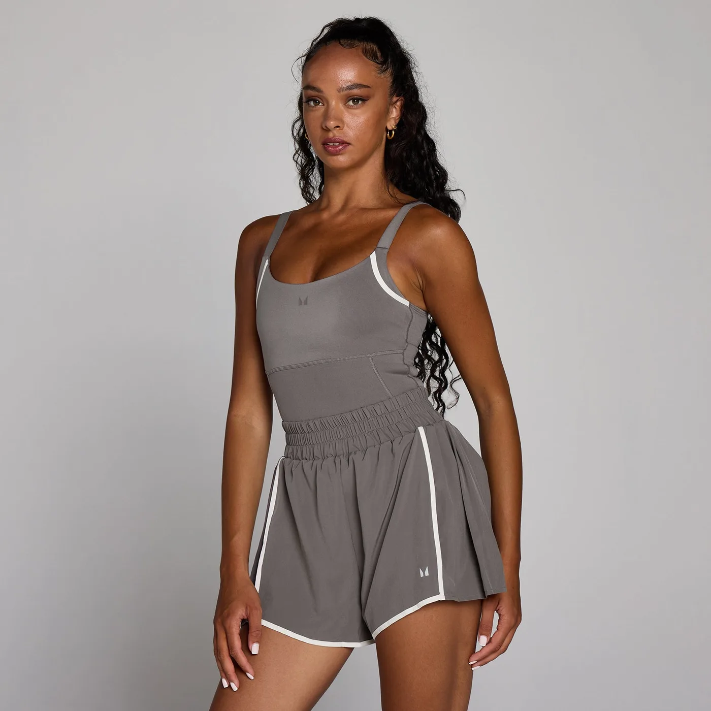 Damen Velocity Kontrast-Overall – Aschgrau XL