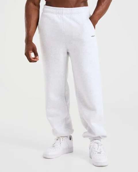 Athletics Oversized Joggers – Grey Marl