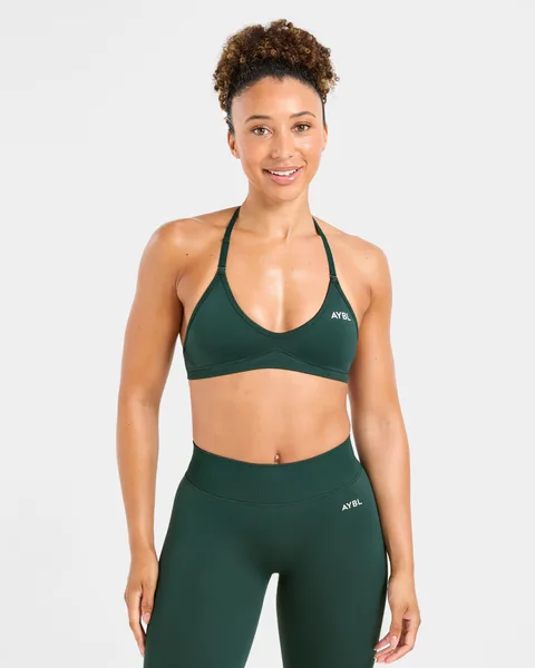 Adapt Seamless Strappy Sports Bra – Deep Forest