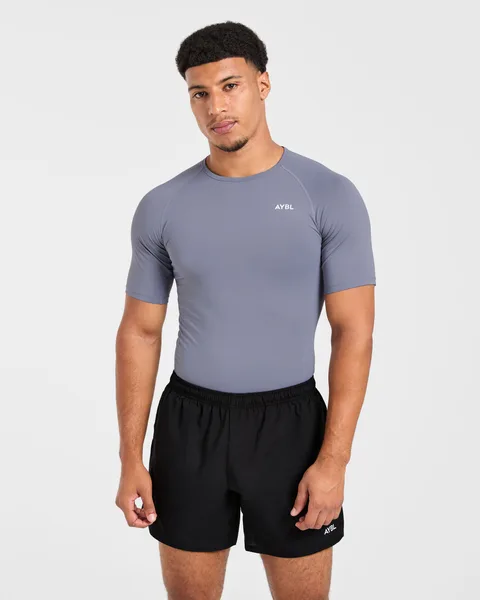 Compression T Shirt Slate