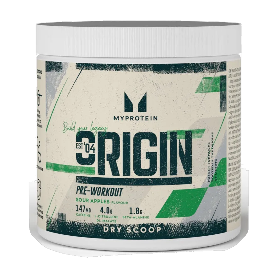 Origin Pre-Workout Dry Scoop Sour Apples