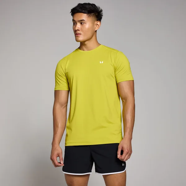 MP Tempo T-shirt met streeptdetails voor heren Digitaalgroen S