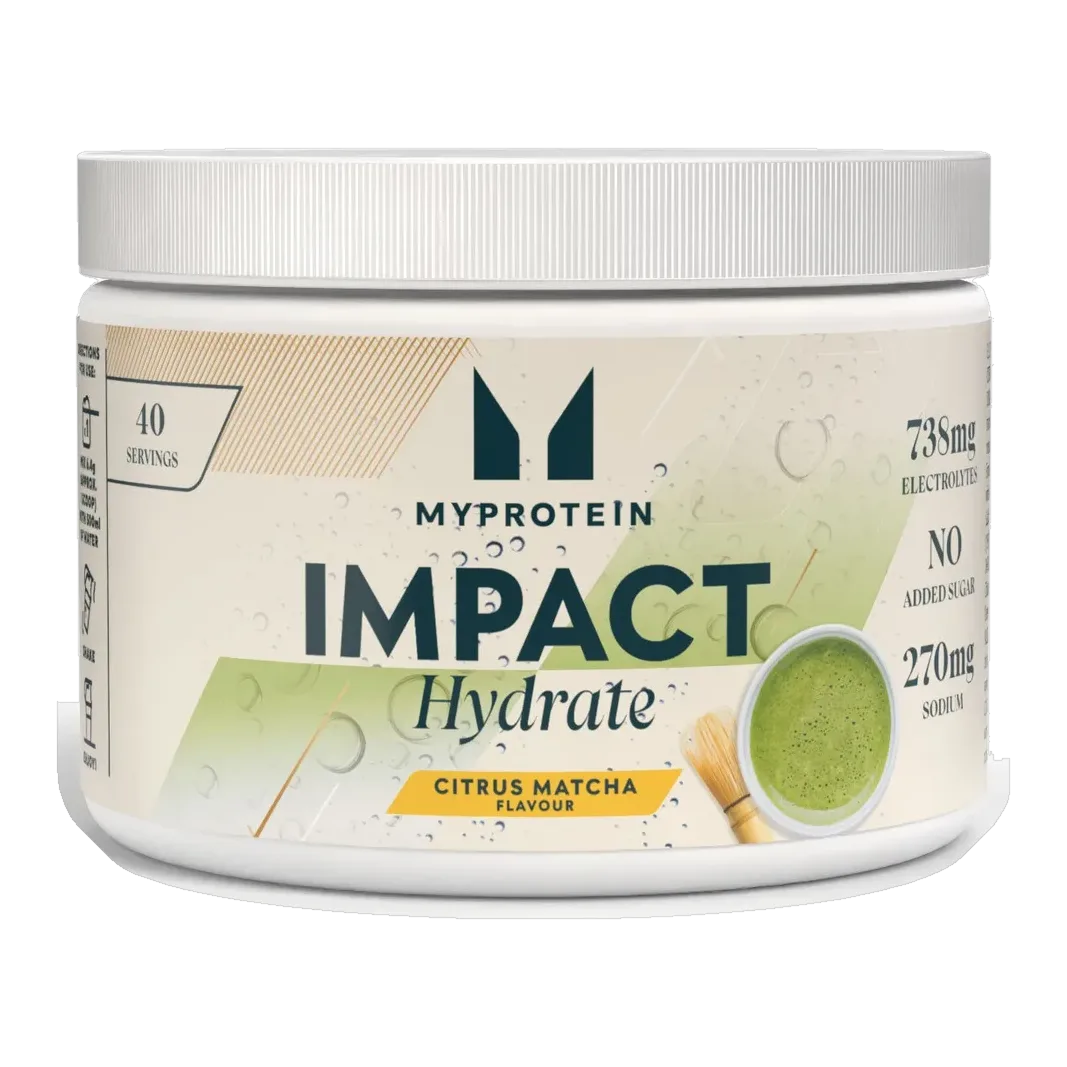Impact Hydrate Electrolyte Powder – Citrus Matcha