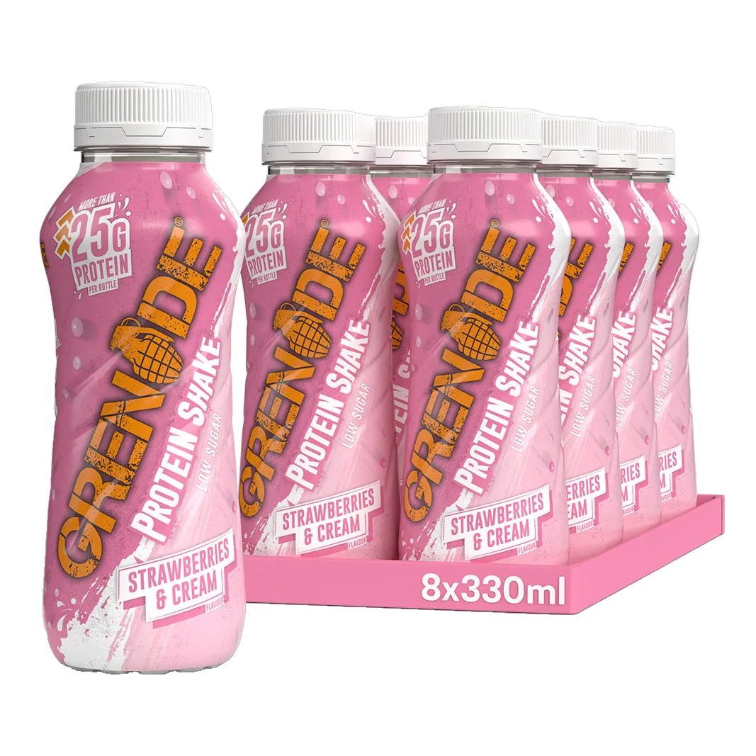 Strawberries and Cream Protein Shake 8 x