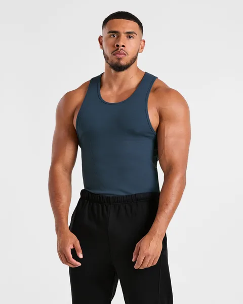 Muscle Ribbed Tank –