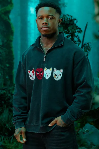 5197 Demon Slayer: Kimetsu no Yaiba Quarter Zip
