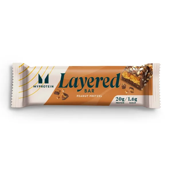Pretzel Layered Protein Bar
