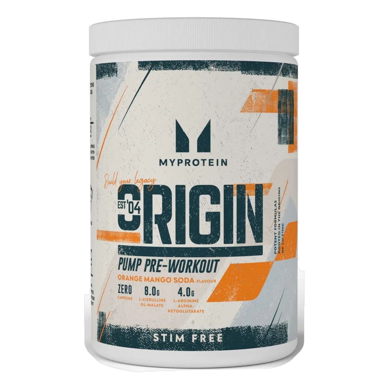 Origin Stim-Free Pre-Workout Soda