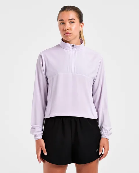 Run 1/2 Zip Jacket Ice Lilac