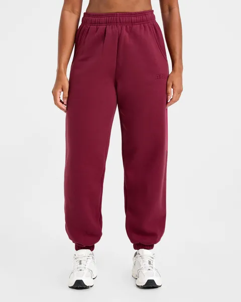 Classic Plush Oversized Joggers Muted