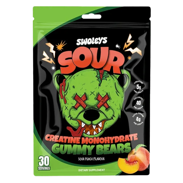 Creatine Monohydrate Gummy Bears – Sour