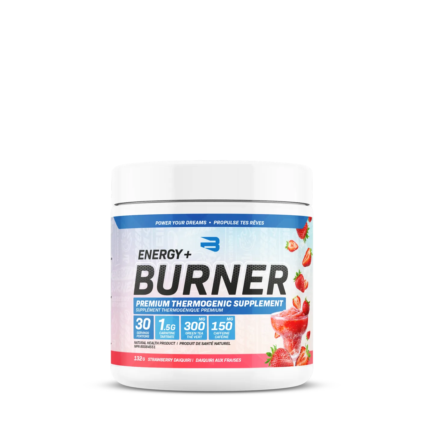 Energy + Burner Strawberry Daiquiri