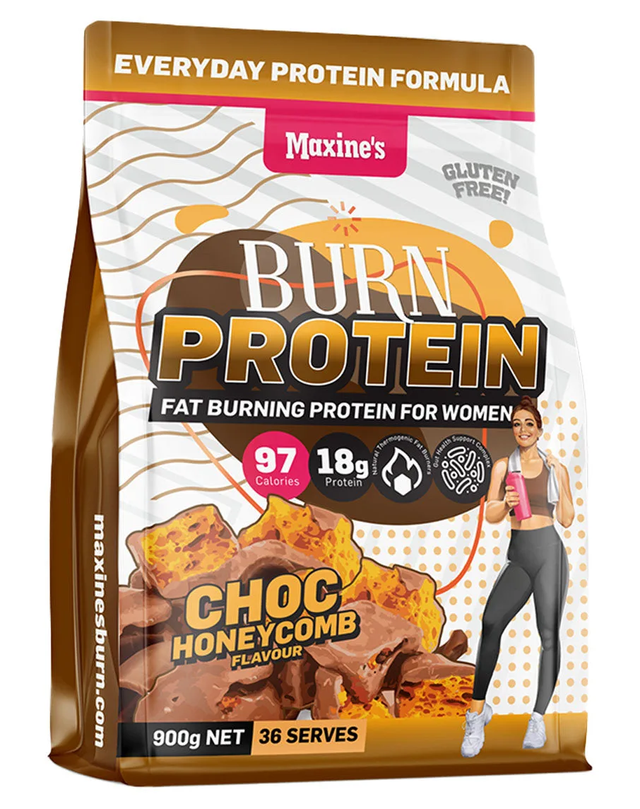 Maxine’s Burn Protein Choc Honeycomb