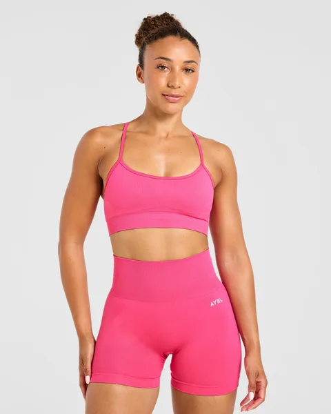 Empower Seamless Sports Bra – Raspberry Sorbet
