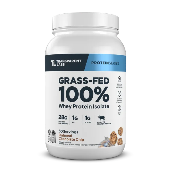 Grass-Fed Whey Protein Isolate Oatmeal