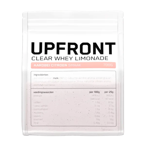 Upfront Clear Whey Limonade Aardbei Citroen 700g