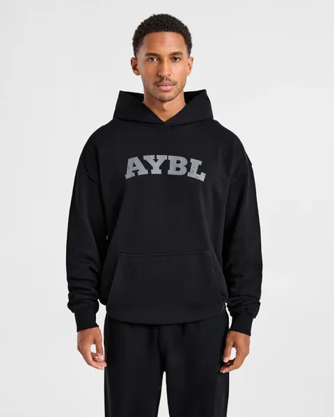 Elite Hoodie Zwart/Charcoal