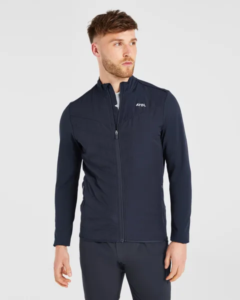 Performance Hybrid Jacket – Navy